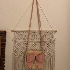 Woven Bow Purse